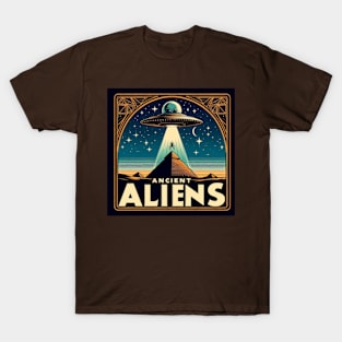 Ancient Aliens Retro Style T-Shirt